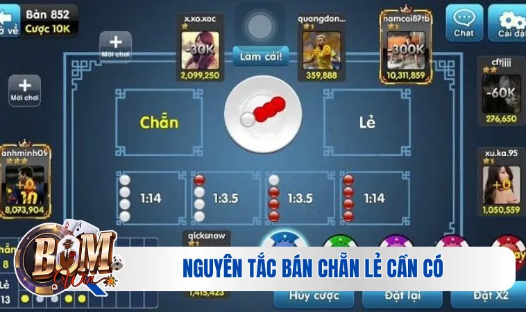 Nguyên tắc bán chẵn lẻ cần có