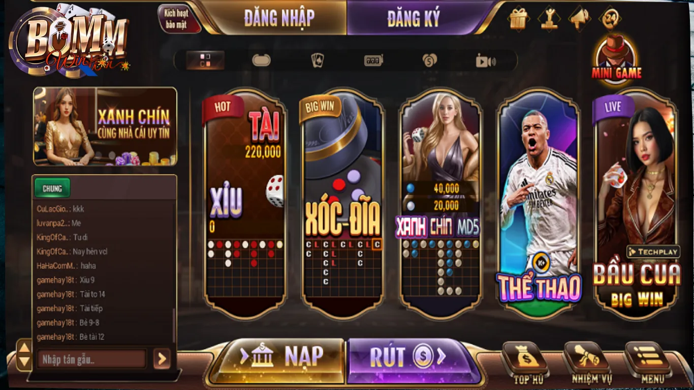 Đăng Ký BomWin – Nhận Giftcode 88K, Tạo Tài Khoản Chỉ 30s! 2 Đăng ký BomWin – Bước khởi đầu cho mọi cuộc chơi đỉnh cao